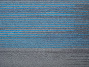 Grey Blue Stripe Carpet Tiles - Recycled A Grade - 50cm x 50cm