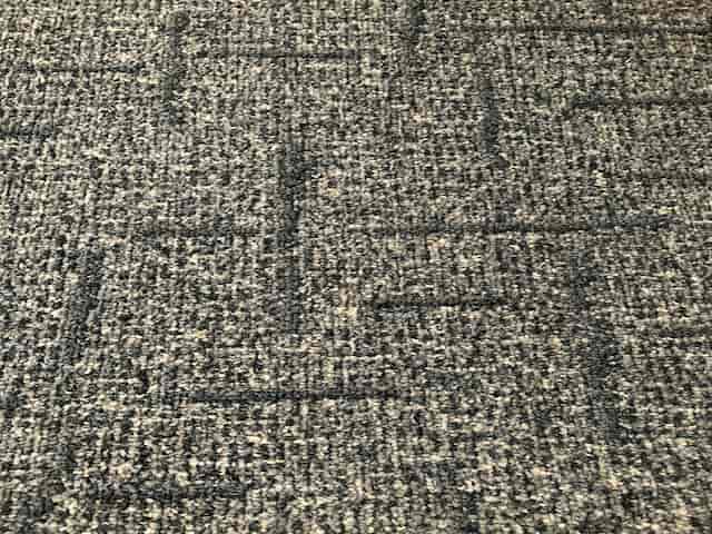 Milliken Cross Hatch Carpet Tiles - Recycled C Grade - Grey - 18