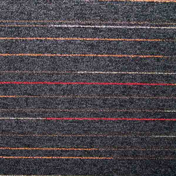 Modulyss First Lines Carpet Tiles - Black 966 - 50cm x 50cm